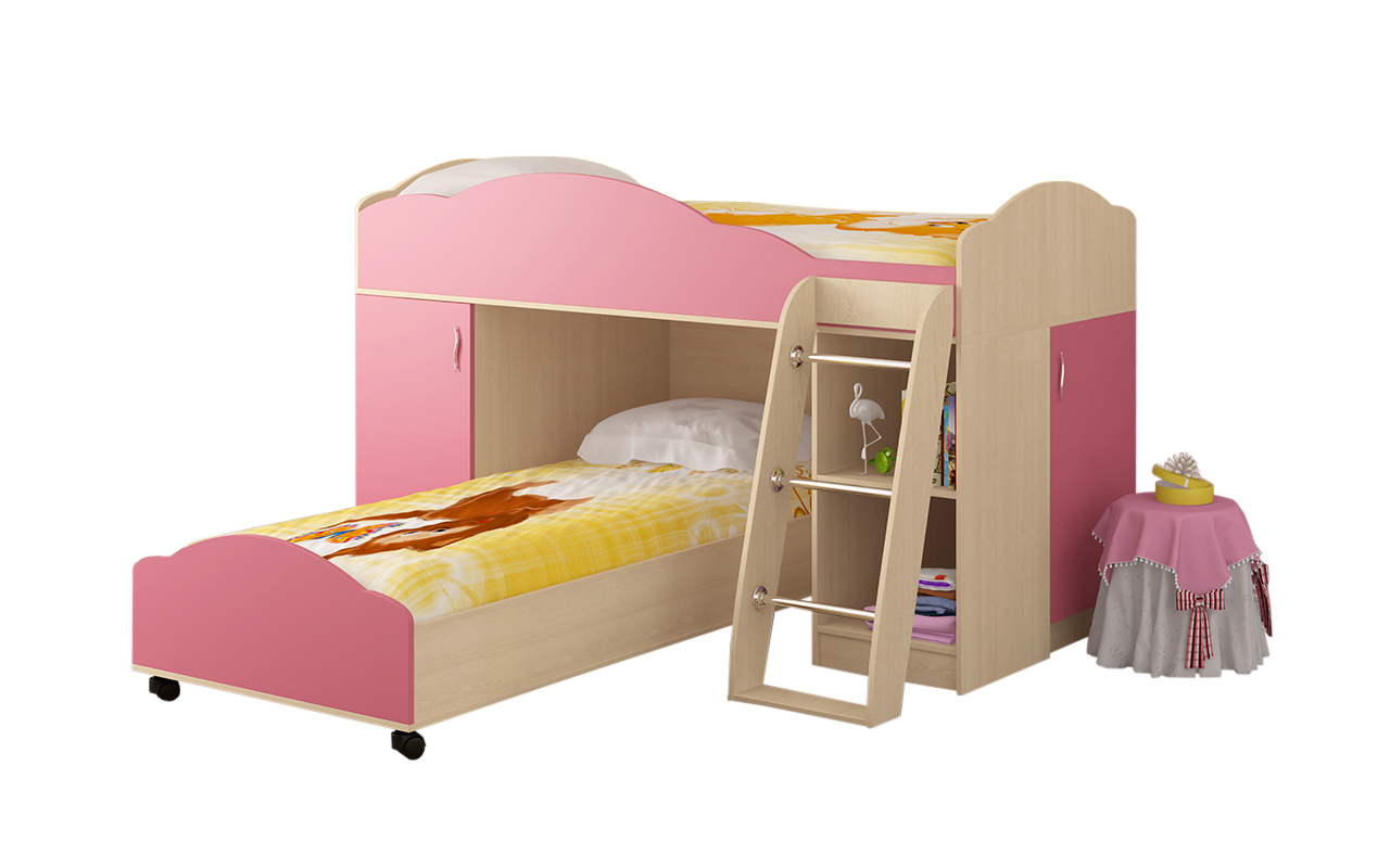 фото: Детская Кровать Формула Мебели Дюймовочка-5.1 80x190 см
