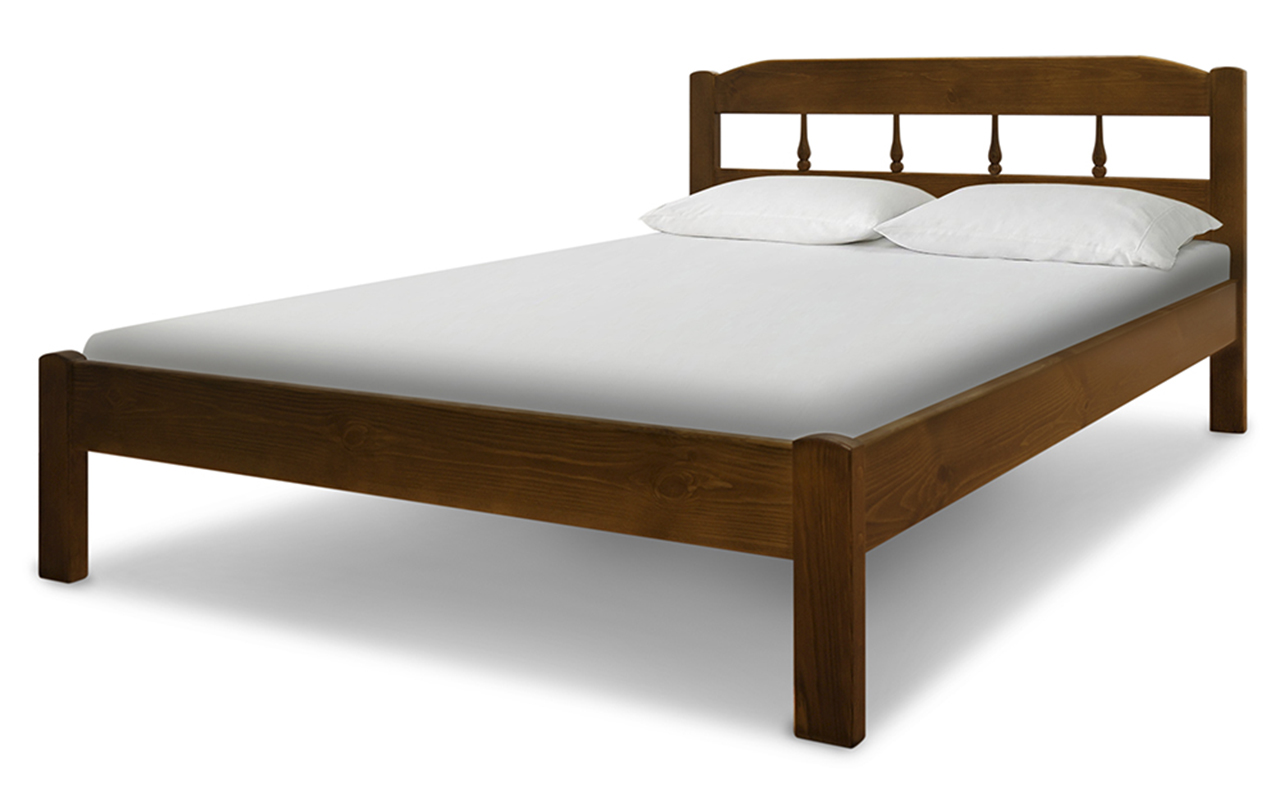 фото: Кровать ВМК-Шале Деревянные Бюджет 2 90x200 см