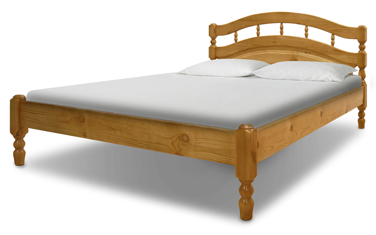 фото: Кровать ВМК-Шале Деревянные Хельга 2 120x200 см